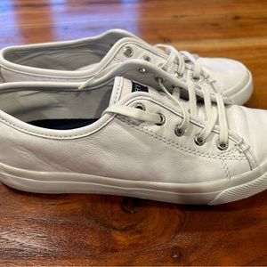 Sperry Women Crest Vibe Leather Sneaker, size 6.5 M
